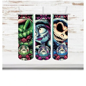 Nightmare‎ Before Christmas 20oz. Skinny Tumbler
